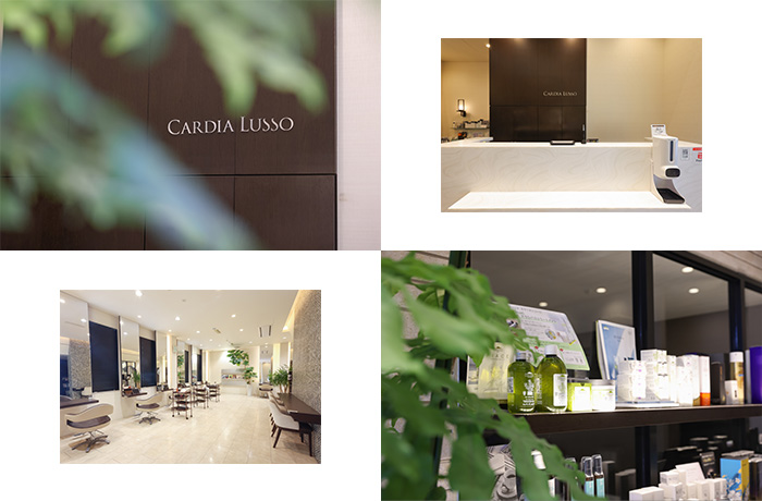 CARDIA LUSSO 店内