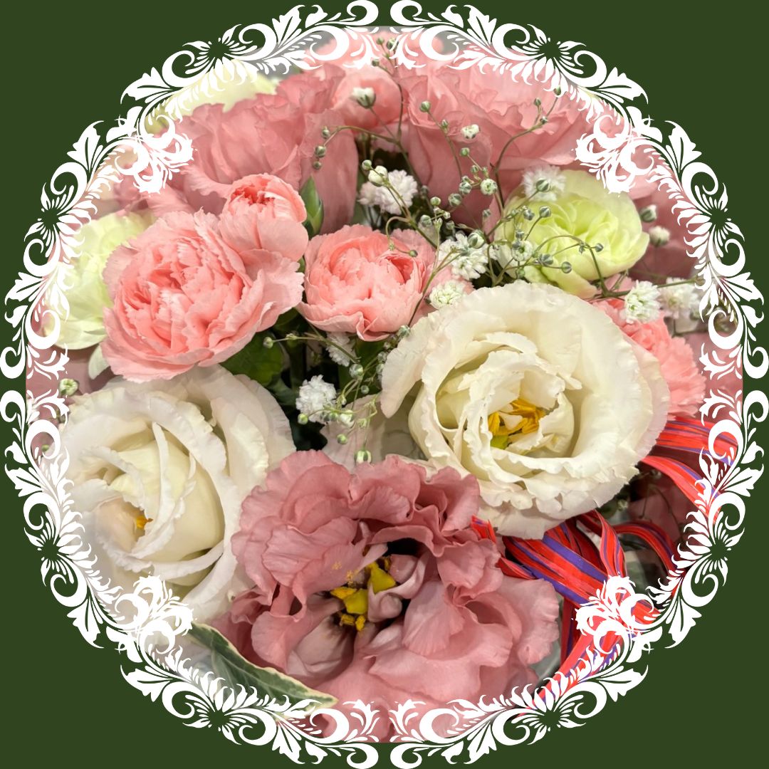 花束ピンク
