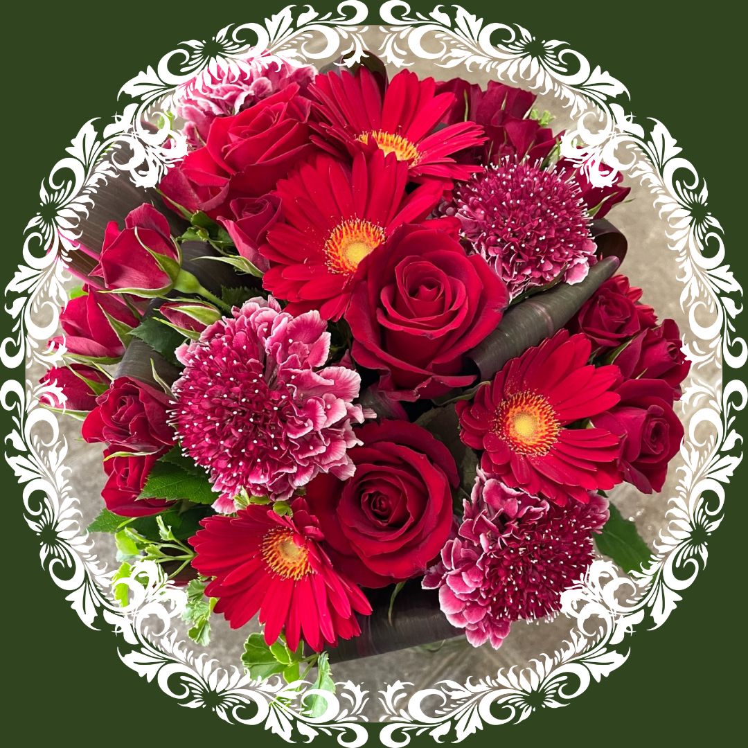 花束レッド