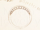 結婚指輪 ダイヤ　サイド
