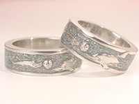 結婚指輪　イルカ