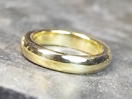 結婚指輪　オーダー　ゴールド
