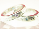 結婚指輪　ピンクダイヤ　綺麗