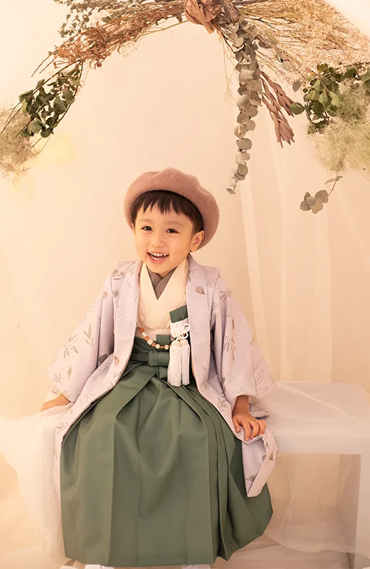 写真工房ぱれっと札幌東店の七五三衣装3歳オリジナル男の子和装(1)