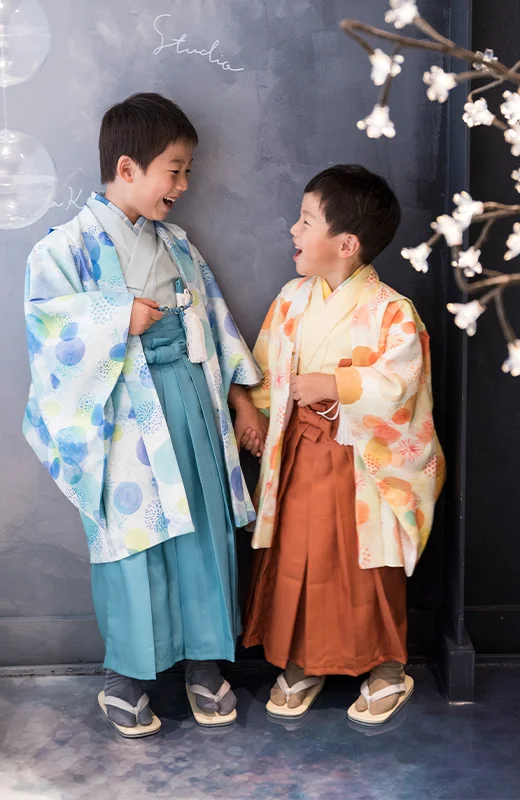 写真工房ぱれっと札幌東店の七五三衣装3歳オリジナル男の子和装(4)