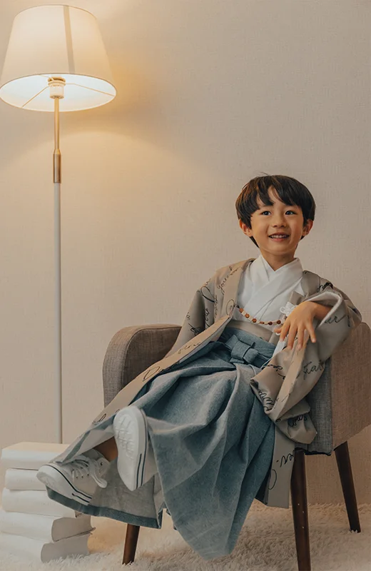 写真工房ぱれっと札幌東店の七五三衣装5歳男の子和装(11)