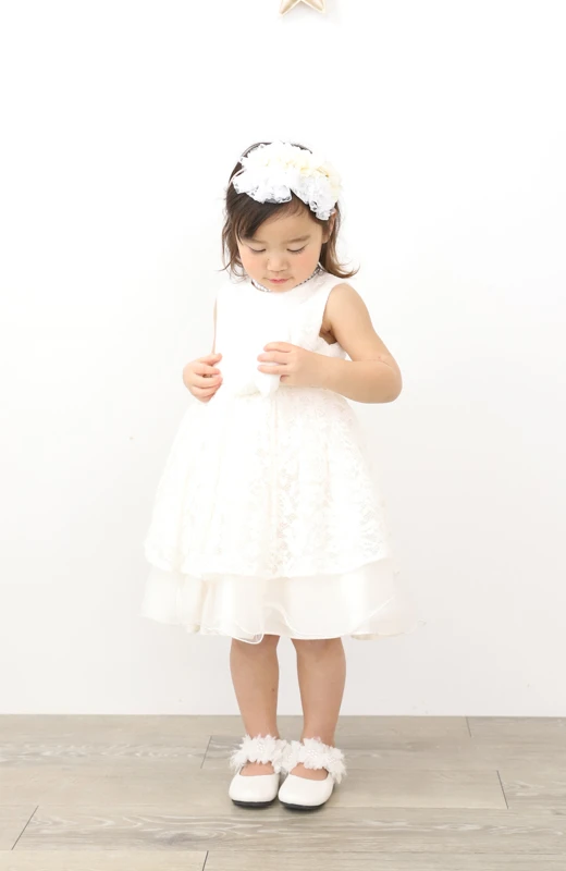写真工房ぱれっと札幌西店の七五三衣装3歳女の子ドレス(4)