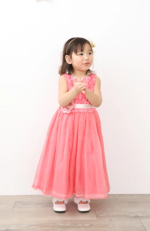 写真工房ぱれっと札幌西店の七五三衣装3歳女の子ドレス(5)