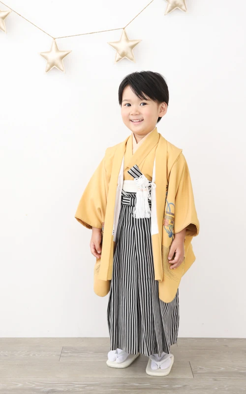 写真工房ぱれっと札幌西店の七五三衣装3歳男の子和装(2)