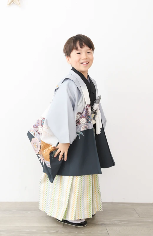 写真工房ぱれっと札幌西店の七五三衣装3歳男の子和装(21)