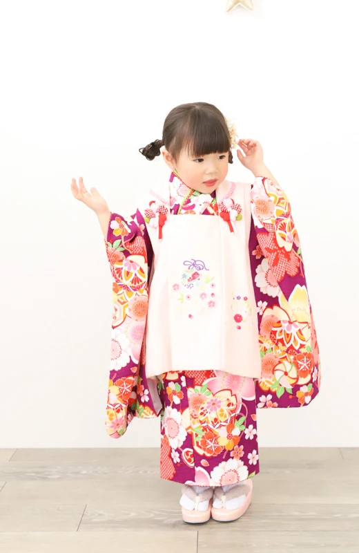 写真工房ぱれっと札幌西店の七五三衣装3歳女の子和装(02)