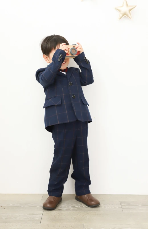 写真工房ぱれっと札幌西店の七五三衣装3歳男の子タキシード(4)