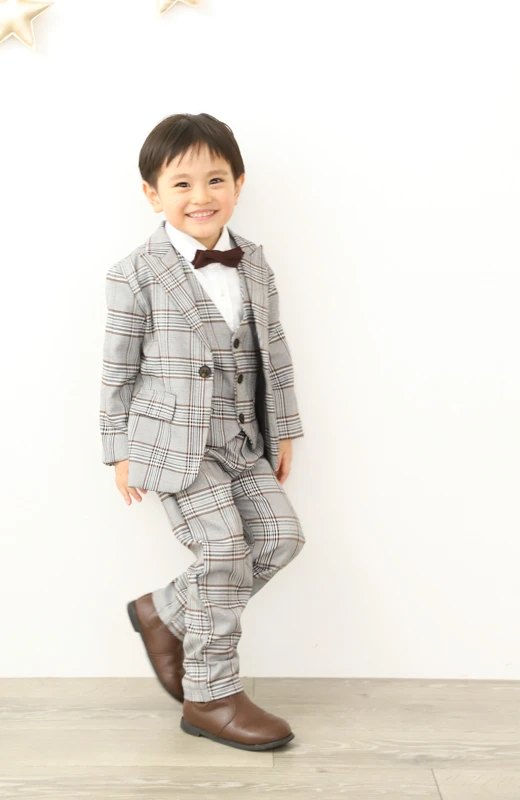 写真工房ぱれっと札幌西店の七五三衣装3歳男の子タキシード(8)