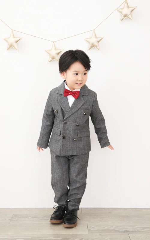 写真工房ぱれっと札幌西店の七五三衣装3歳男の子タキシード(9)