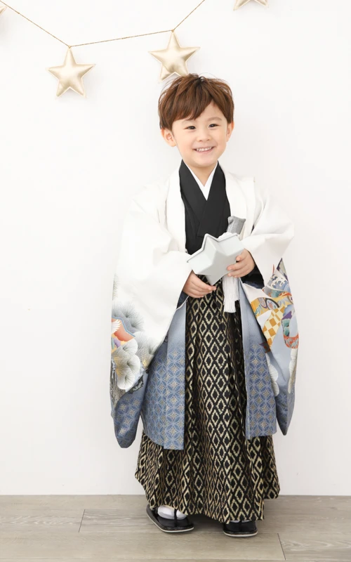 写真工房ぱれっと札幌西店の七五三衣装5歳男の子和装(03)