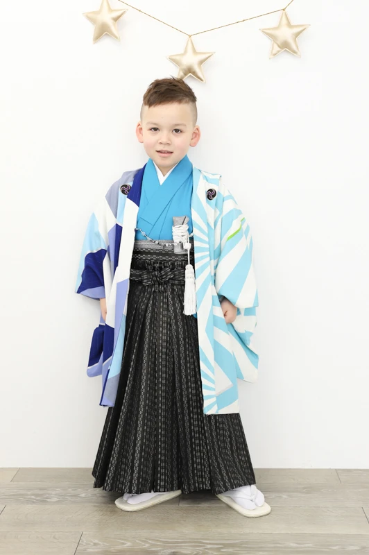 写真工房ぱれっと札幌西店の七五三衣装5歳男の子和装(13)