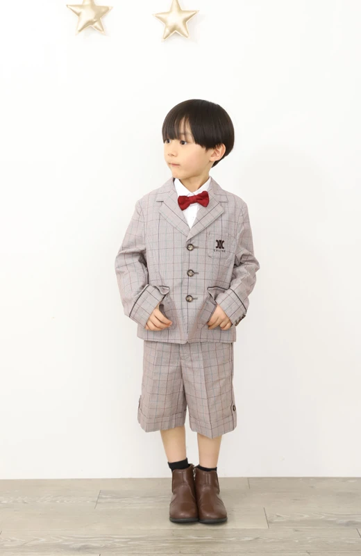 写真工房ぱれっと札幌西店の七五三衣装5歳男の子タキシード(8)