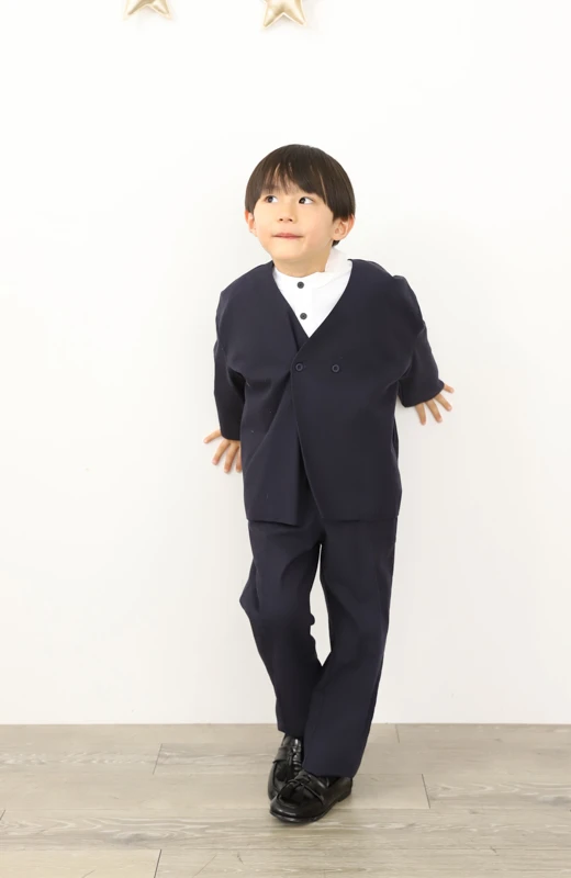 写真工房ぱれっと札幌西店の七五三衣装5歳男の子タキシード(11)