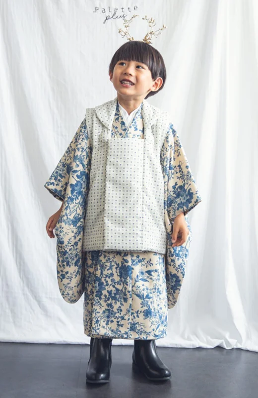 写真工房ぱれっと西岡店の七五三3歳男の子和装(1)