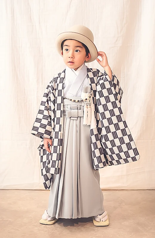 写真工房ぱれっと西岡店の七五三3歳男の子和装(4)
