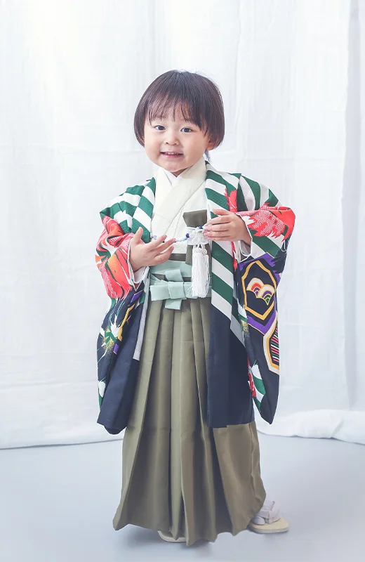 写真工房ぱれっと西岡店の七五三3歳男の子和装(5)