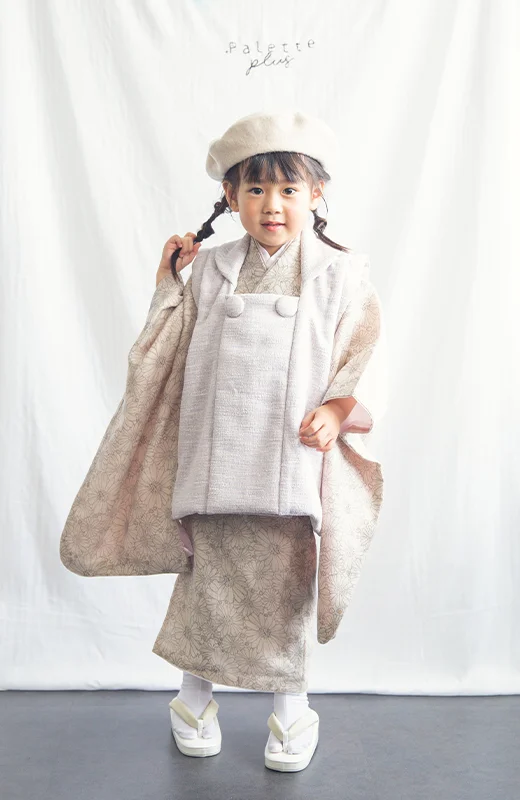 写真工房ぱれっと西岡店の七五三3歳女の子和装(3)