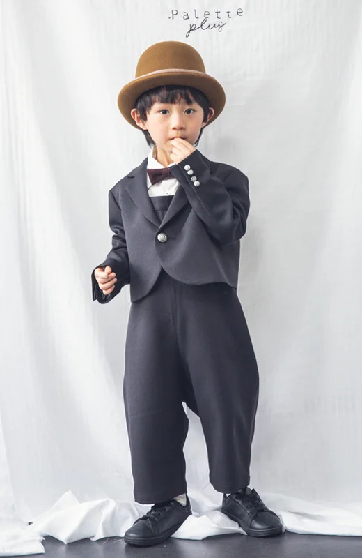 写真工房ぱれっと札幌西店の七五三3歳男の子タキシード(3)
