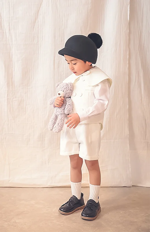 写真工房ぱれっと札幌西店の七五三3歳男の子タキシード(7)
