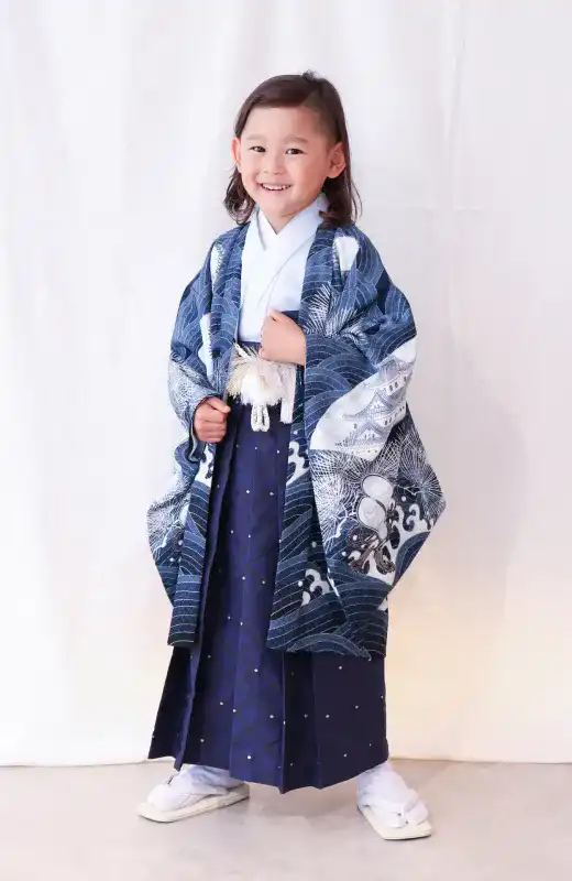 写真工房ぱれっと札幌西店の七五三5歳男の子和装(2)