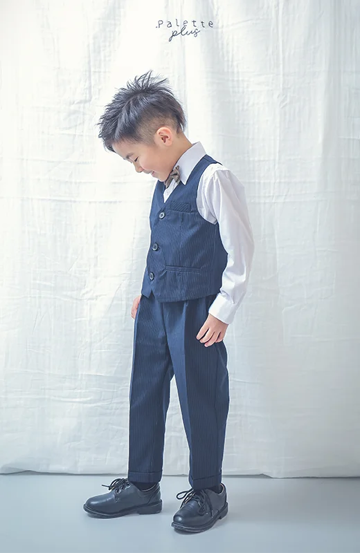 写真工房ぱれっと札幌西店の七五三5歳男の子タキシード(10)