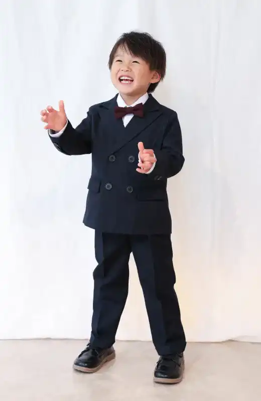 写真工房ぱれっと札幌西店の七五三5歳男の子タキシード(16)