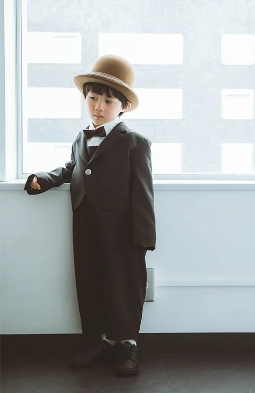 写真工房ぱれっと帯広店の七五三衣装5歳男の子タキシード(20)