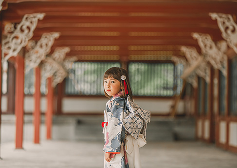 七五三写真classical beautiy