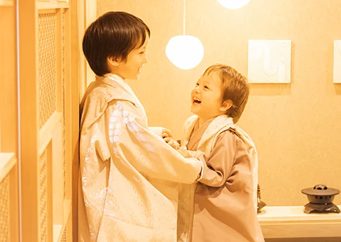 七五三写真おはなみBOY
